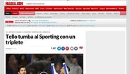 Tello em destaque na imprensa espanhola