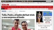 Tello em destaque na imprensa espanhola