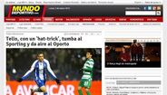 Tello em destaque na imprensa espanhola