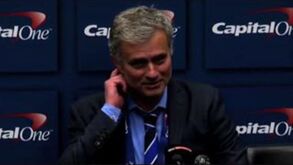 Mourinho e a chamada da mulher após a final