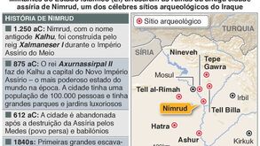 Militantes do Estado Islâmico arrasam cidade antiga