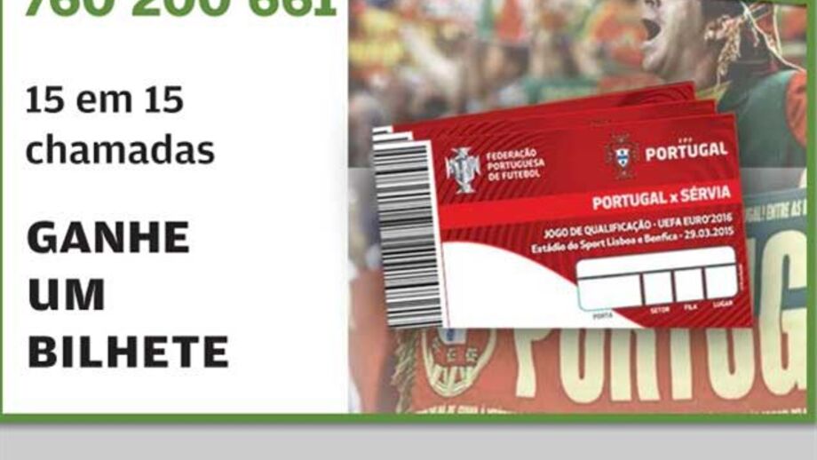 Record oferece bilhetes para o Portugal-Sérvia