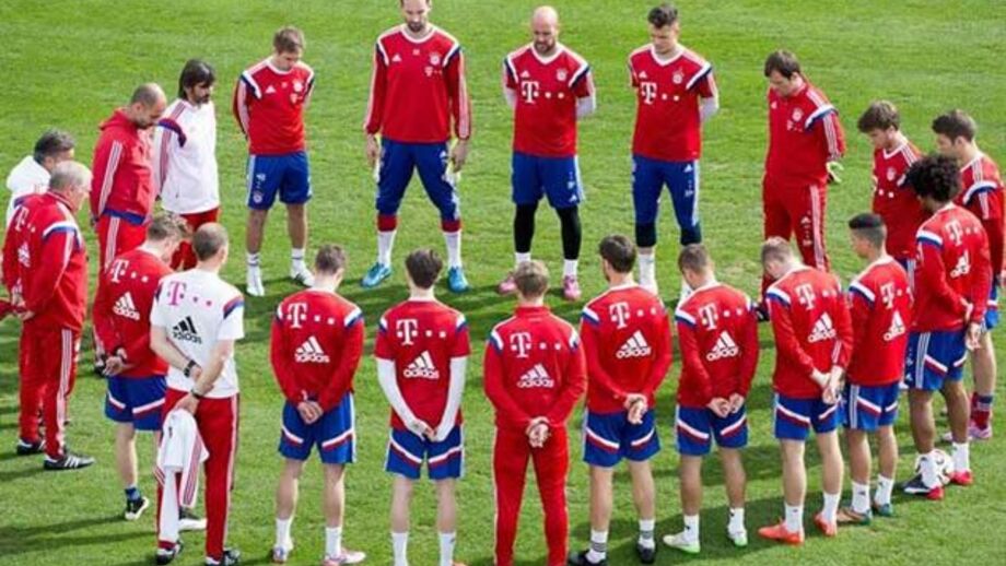Bayern Munique cumpre minuto de silêncio