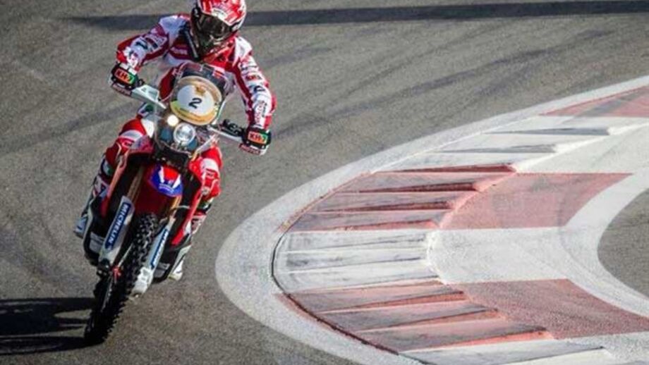 Sheikh vê Paulo Gonçalves em Yas Marina