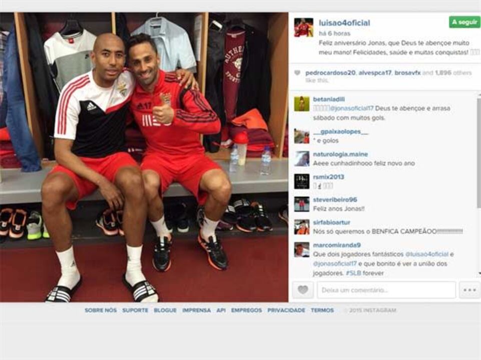 Jonas com direito a parabéns de capitão