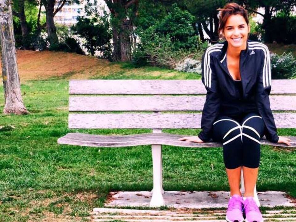 Sara Matos dedicada ao exercício físico