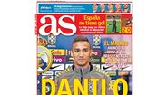 Espanhóis "loucos" com a confirmação de Danilo no Real Madrid
