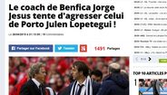 Confronto de treinadores destacado pela imprensa internacional