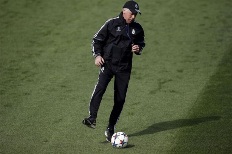 O último treino antes do confronto com o At. Madrid 