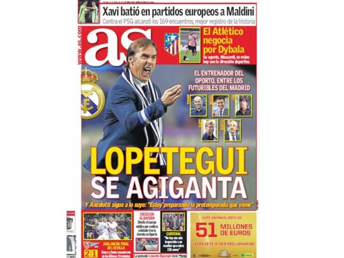 Julen Lopetegui apontado ao Real Madrid