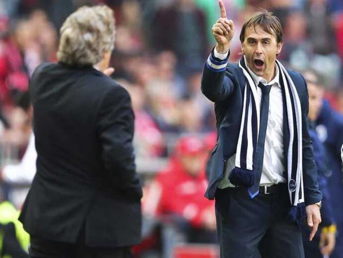 Momentos de tensão entre Jesus e Lopetegui