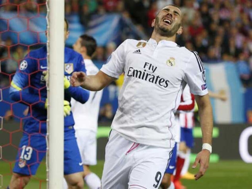 Benzema falha jogo com a Juventus