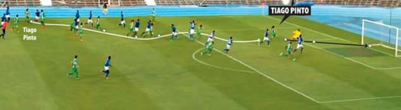O golo de Tiago Pinto a fazer lembrar... o pai