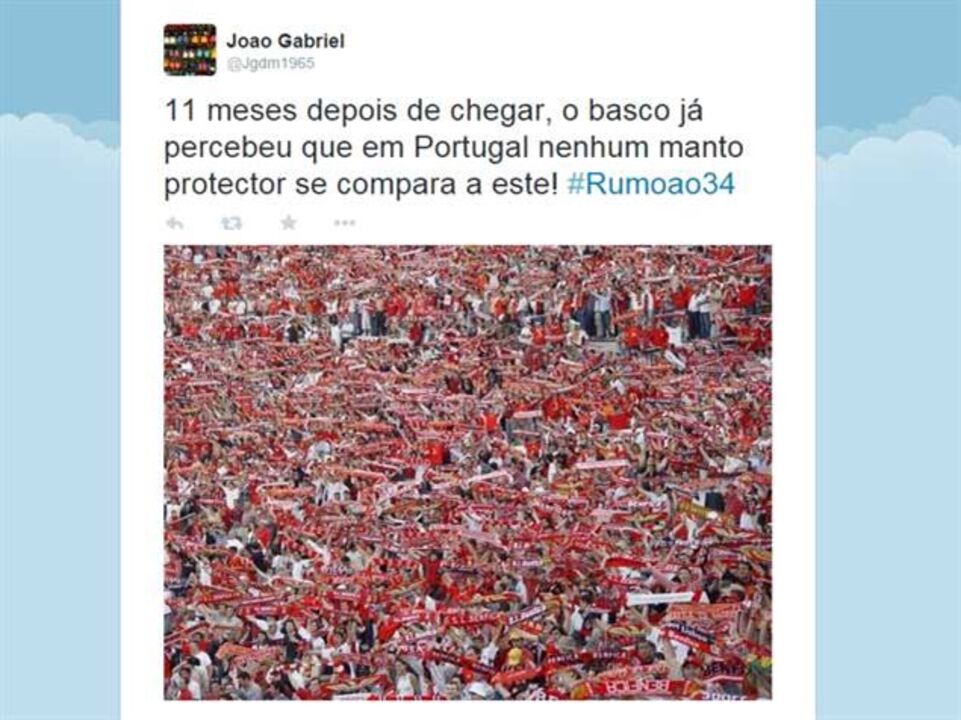 João Gabriel: «O basco já percebeu que nenhum manto se compara a este»