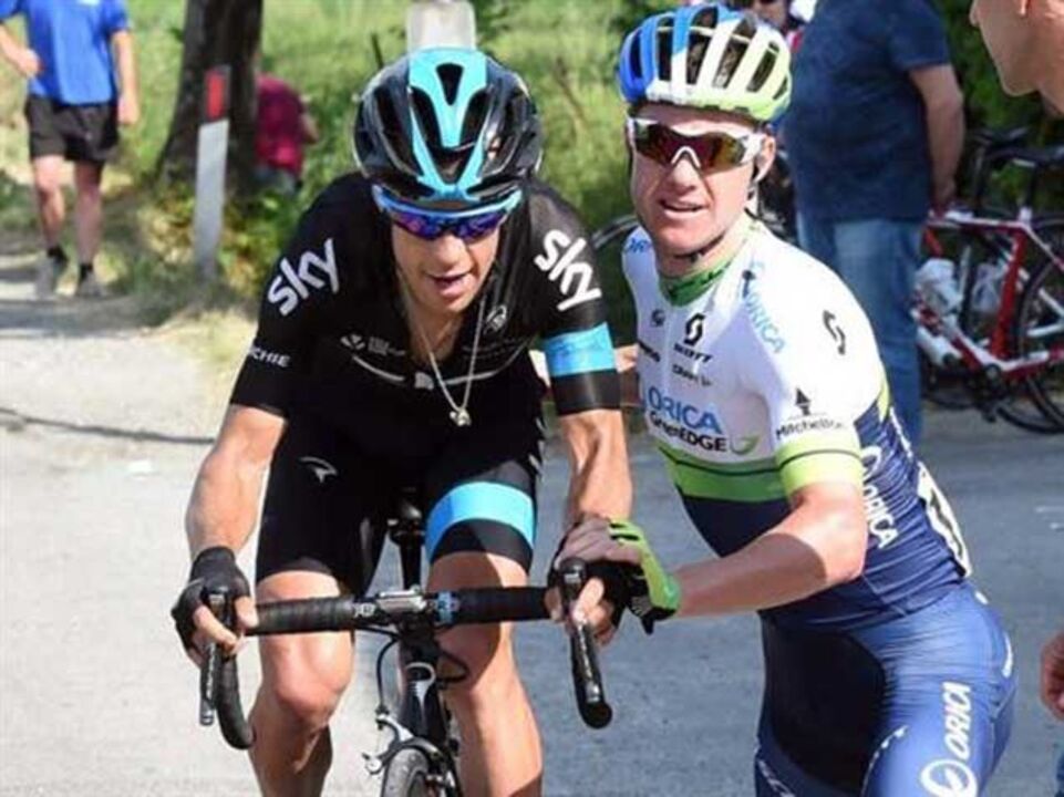 Richie Porte penalizado por receber roda de compatriota