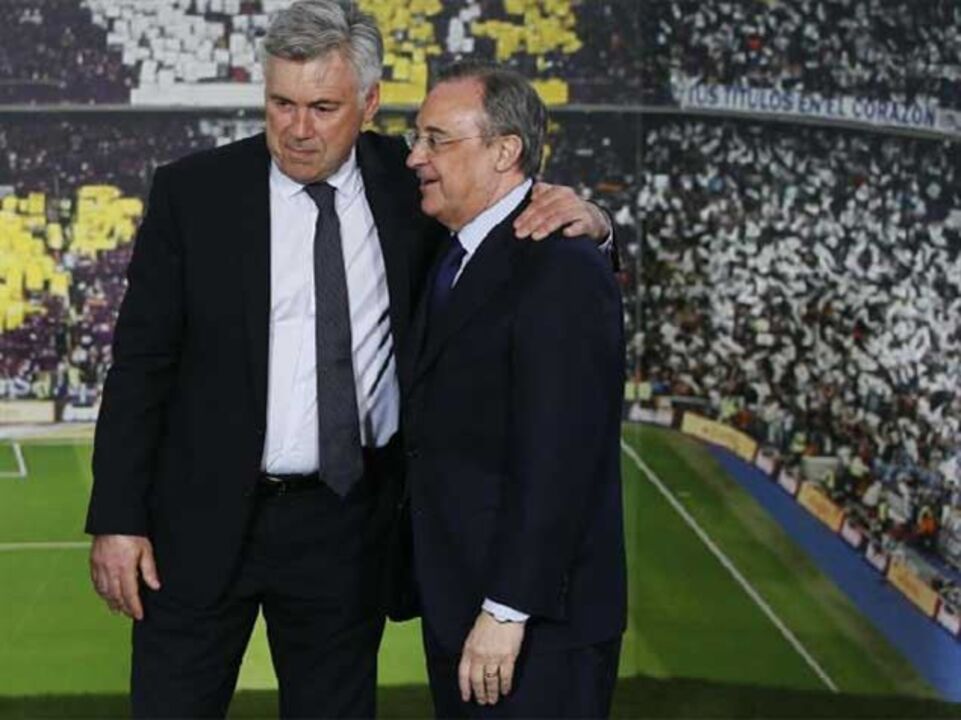 Jogadores pedem a Florentino para manter Ancelotti