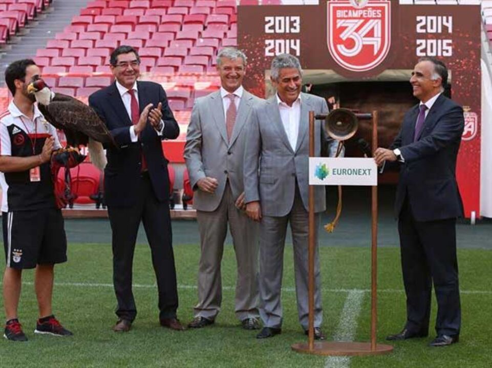 Bolsa de Valores encerrou sessão no Estádio da Luz