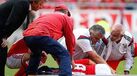 Salvio sai de maca lesionado