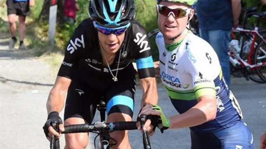 Richie Porte penalizado por receber roda de compatriota