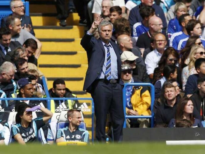 Como Mourinho viveu o jogo do título