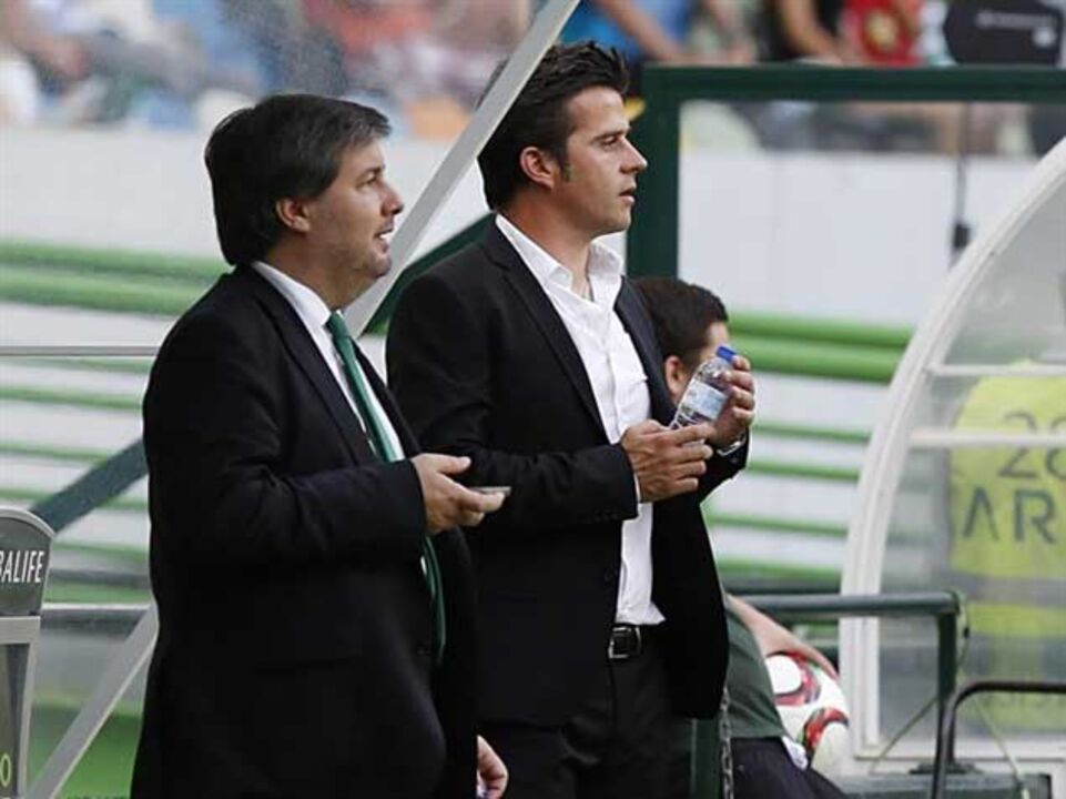 Marco Silva já está no Estádio de Alvalade