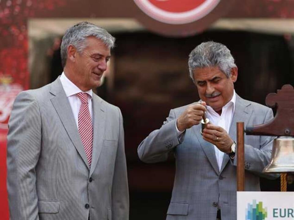 Luís Filipe Vieira assiste à final de Berlim