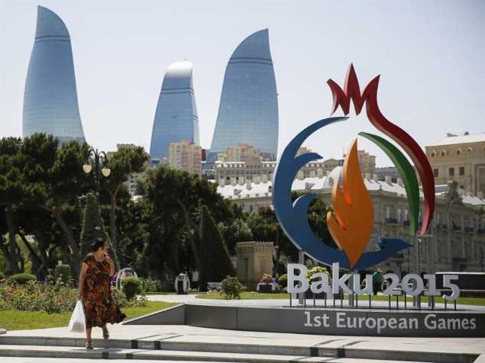 Bandeira nacional já está em Baku