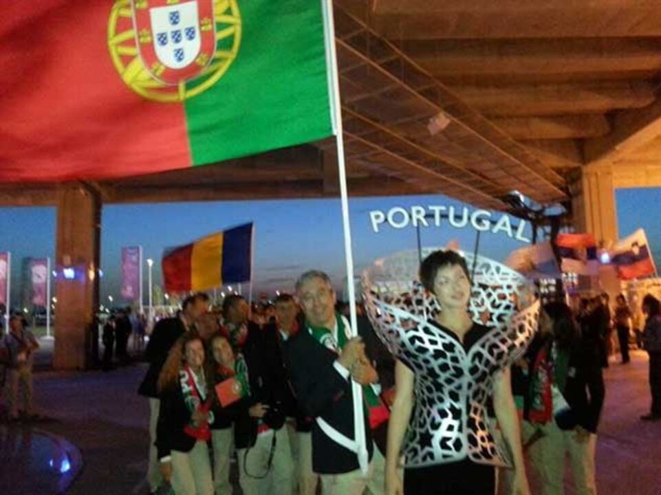 João Costa orgulhoso por transportar bandeira nacional