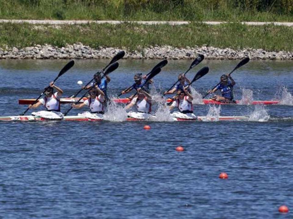 Canoagem: K4 500m falha entrada direta na final