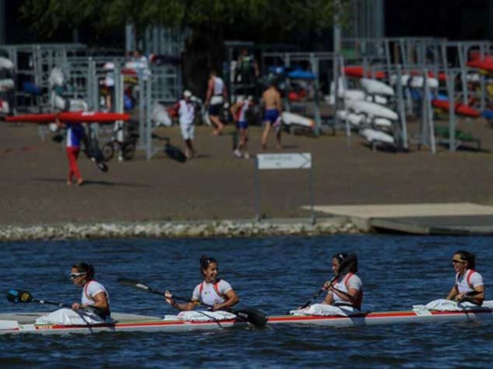 Canoagem: K4 feminino falha final dos 500 metros