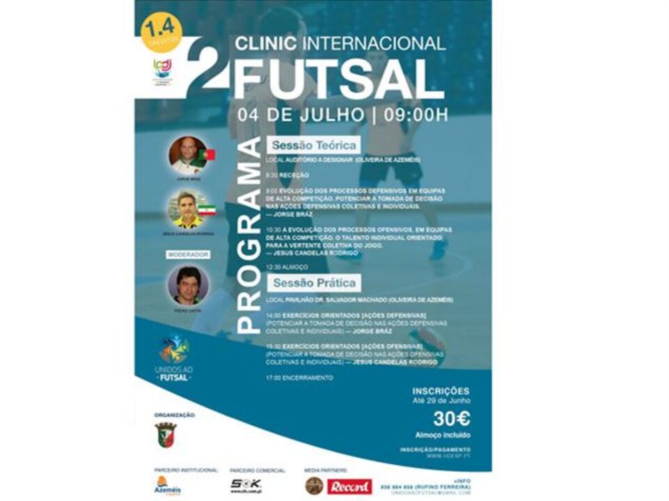 Um dia de futsal em Oliveira de Azeméis