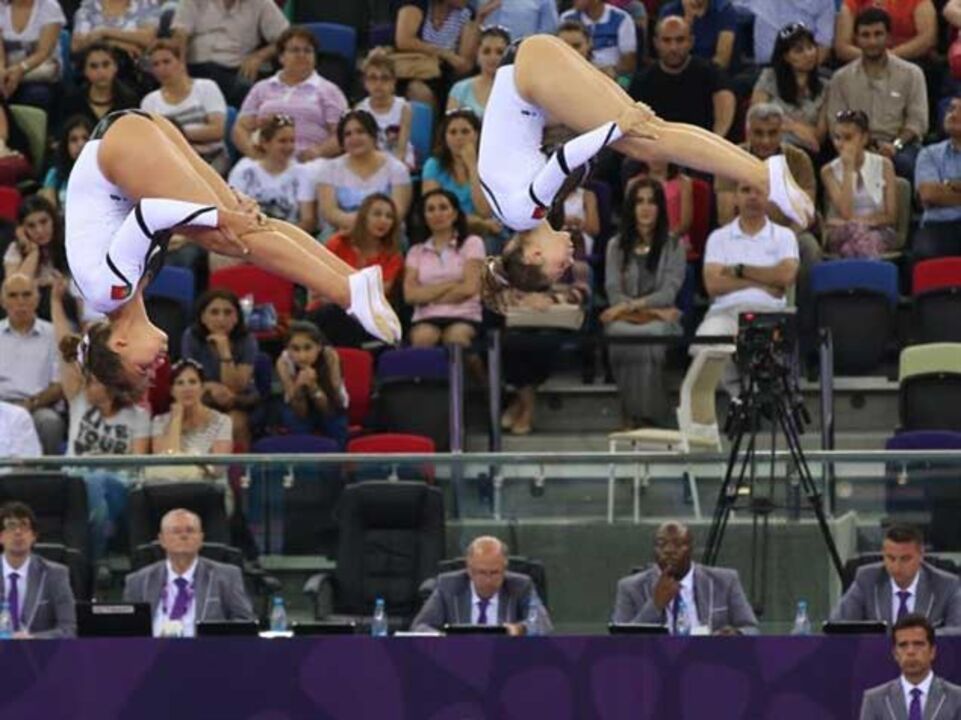 Trampolins: Bronze para Ana Rente e Beatriz Martins