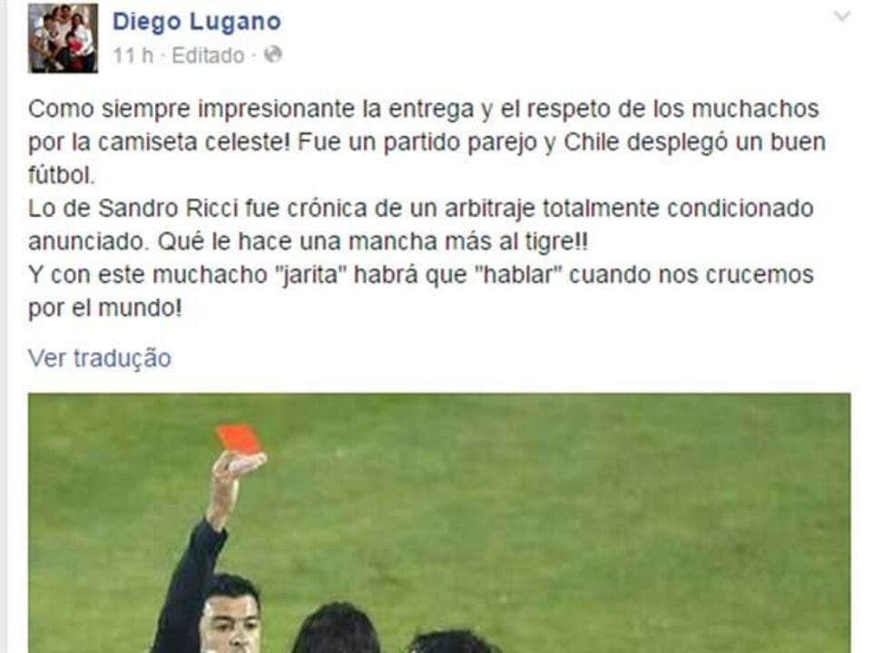 Diego Lugano deixa aviso a Gonzalo Jara