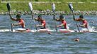 Canoagem: K4 1000m falha medalha