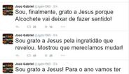 João Gabriel: «Sou grato a Jesus pela ingratidão que revelou»