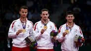 Emoção portuguesa após conquista da medalha de ouro
