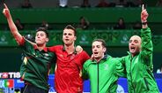 Emoção portuguesa após conquista da medalha de ouro