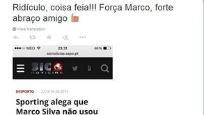 Boa Morte: «Ridículo, coisa feia! Força Marco»