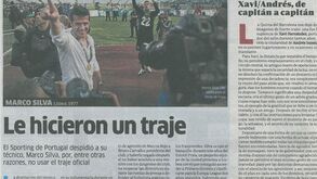 Fato oficial de Marco Silva com honras na imprensa espanhola