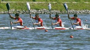 Canoagem: K4 1000m falha medalha