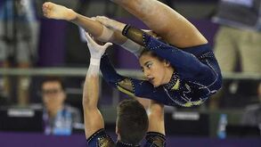 Ginástica acrobática: Par português foi quinto classificado na final