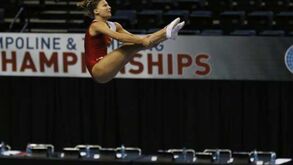 Dupla lusa na final de trampolins sincronizados