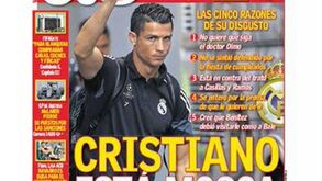 CR7 triste com o Real