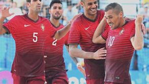 Futebol de praia: Portugal vence Ucrânia por 5-4