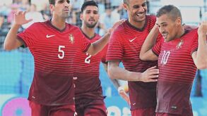 Futebol de praia: Portugal vence Azerbaijão e ganha Grupo A