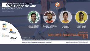 Gala do Futsal: Guardiões da final entre candidatos