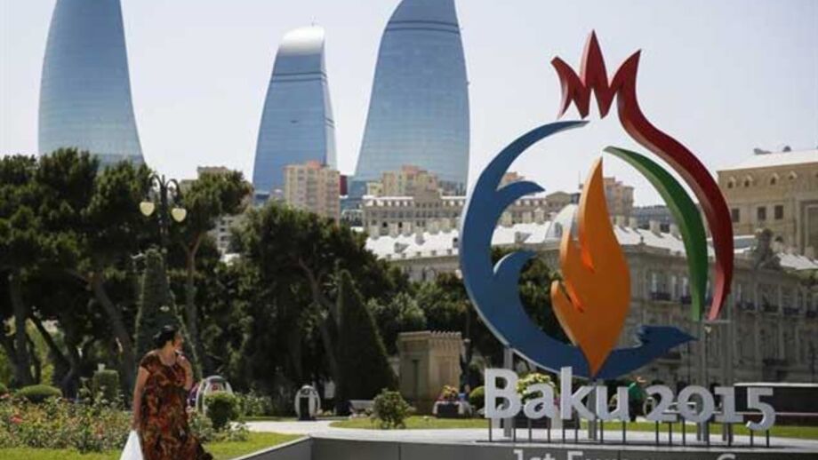 Bandeira nacional já está em Baku