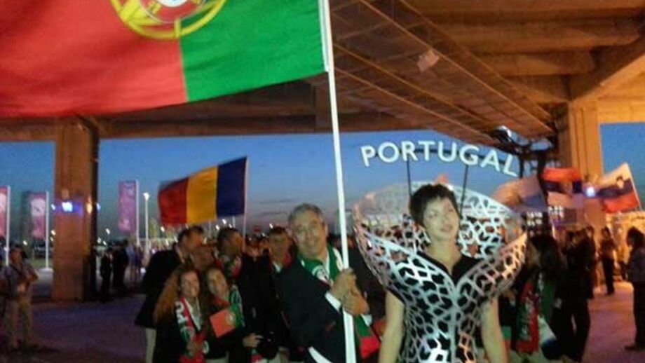 João Costa orgulhoso por transportar bandeira nacional