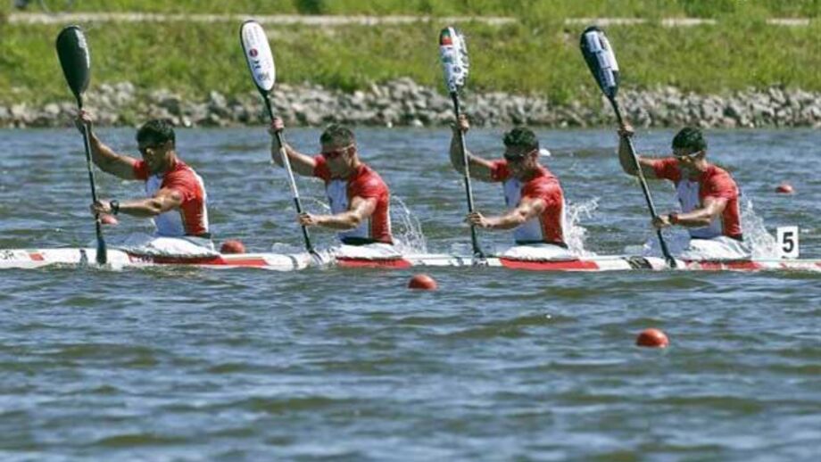 Canoagem: K4 1000m falha medalha