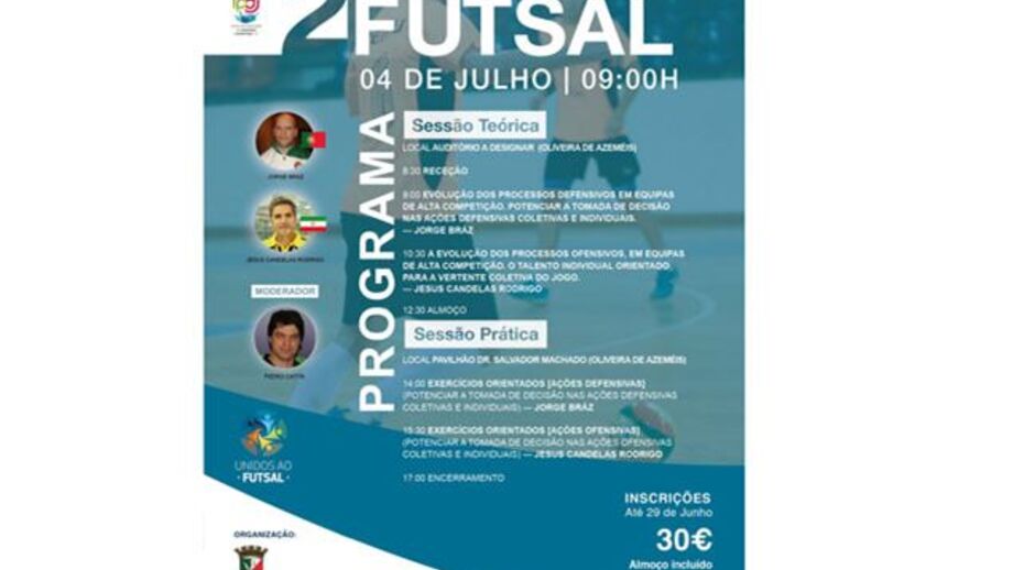 Um dia de futsal em Oliveira de Azeméis